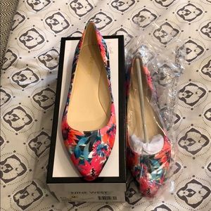 Nine West Floral Flats